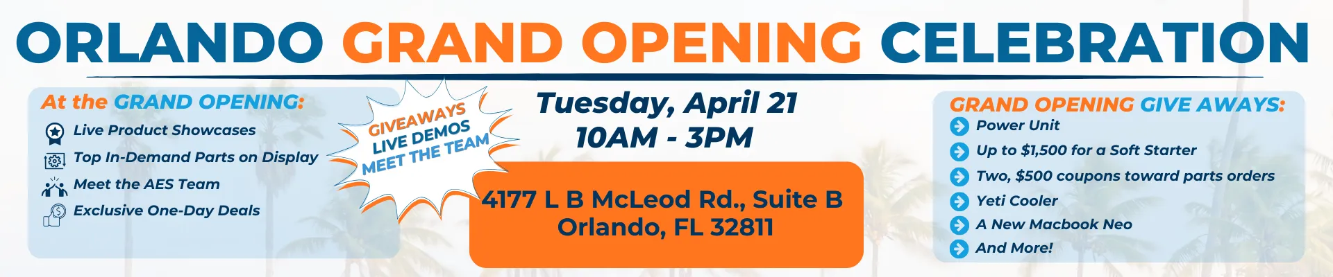 Orlando Grand Opening Event